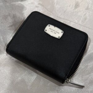 Michael Kors Black Compact Wallet